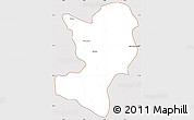 Classic Style Simple Map of Mong Ping, cropped outside