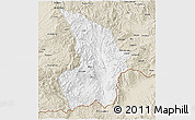 Classic Style 3D Map of Mong Tung