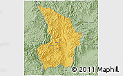 Savanna Style 3D Map of Mong Tung