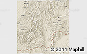Shaded Relief 3D Map of Mong Tung
