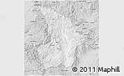 Silver Style 3D Map of Mong Tung