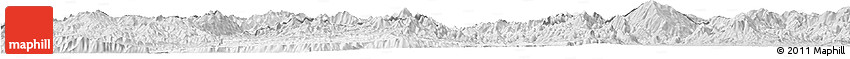 Silver Style Horizon Map of Mong Tung