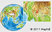 Physical Location Map of Mong Tung