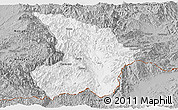 Gray Panoramic Map of Mong Tung