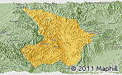 Savanna Style Panoramic Map of Mong Tung