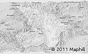 Silver Style Panoramic Map of Mong Tung