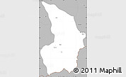 Gray Simple Map of Mong Tung