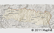 Shaded Relief 3D Map of Mong Yang, semi-desaturated