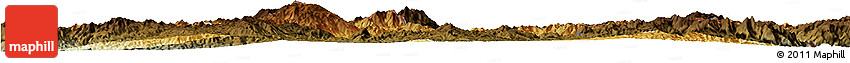Physical Horizon Map of Mong Yang, darken