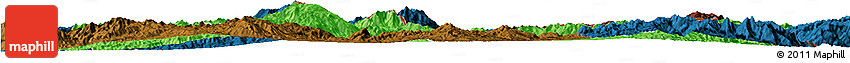 Political Horizon Map of Mong Yang, darken