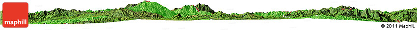 Political Horizon Map of Mong Yang, satellite outside