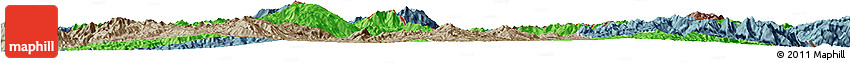 Political Horizon Map of Mong Yang, semi-desaturated