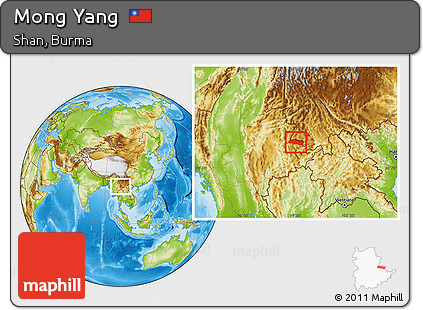 Physical Location Map of Mong Yang