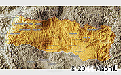 Physical Map of Mong Yang, semi-desaturated