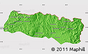 Political Map of Mong Yang, cropped outside