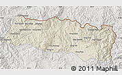 Shaded Relief Map of Mong Yang, lighten, semi-desaturated