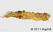 Physical Panoramic Map of Mong Yang, cropped outside