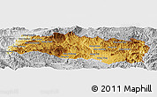 Physical Panoramic Map of Mong Yang, lighten, desaturated