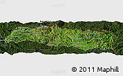 Satellite Panoramic Map of Mong Yang, darken