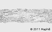 Silver Style Panoramic Map of Mong Yang