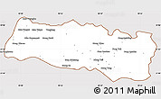 Classic Style Simple Map of Mong Yang, cropped outside