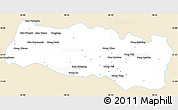 Classic Style Simple Map of Mong Yang, single color outside