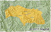 Savanna Style 3D Map of Mongkhak
