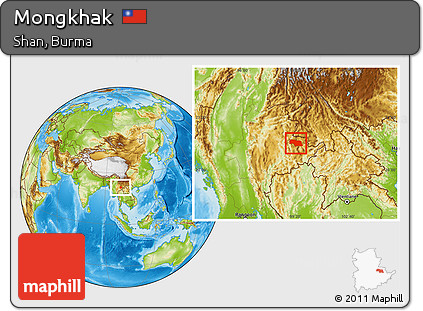 Physical Location Map of Mongkhak