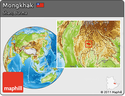 Physical Location Map of Mongkhak