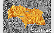 Political Map of Mongkhak, desaturated