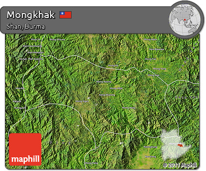Satellite Map of Mongkhak