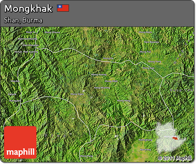 Satellite Map of Mongkhak