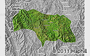 Satellite Map of Mongkhak, lighten, desaturated