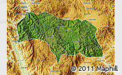 Satellite Map of Mongkhak, physical outside