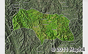 Satellite Map of Mongkhak, semi-desaturated