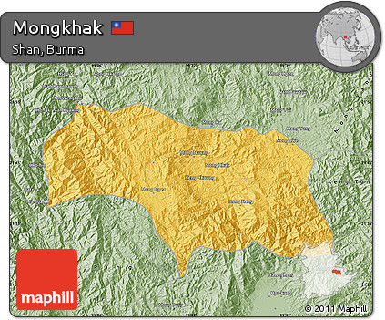 Savanna Style Map of Mongkhak