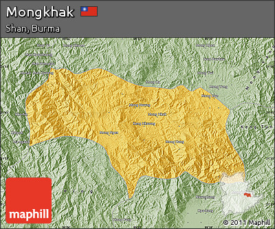Savanna Style Map of Mongkhak