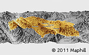 Physical Panoramic Map of Mongkhak, desaturated