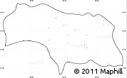 Blank Simple Map of Mongkhak, cropped outside, no labels