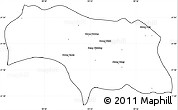Blank Simple Map of Mongkhak, cropped outside