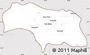 Classic Style Simple Map of Mongkhak, cropped outside