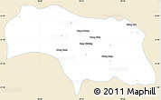 Classic Style Simple Map of Mongkhak, single color outside