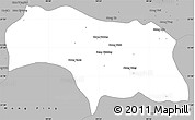 Gray Simple Map of Mongkhak