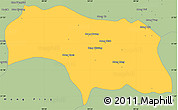 Savanna Style Simple Map of Mongkhak