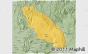 Savanna Style 3D Map of Nawnghkio