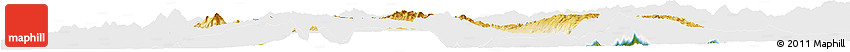 Physical Horizon Map of Nawnghkio, single color outside