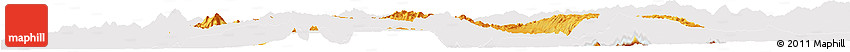 Political Horizon Map of Nawnghkio, cropped outside