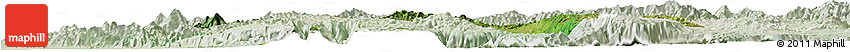 Satellite Horizon Map of Nawnghkio, lighten