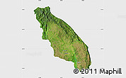 Satellite Map of Nawnghkio, single color outside