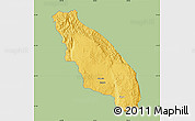 Savanna Style Map of Nawnghkio, single color outside